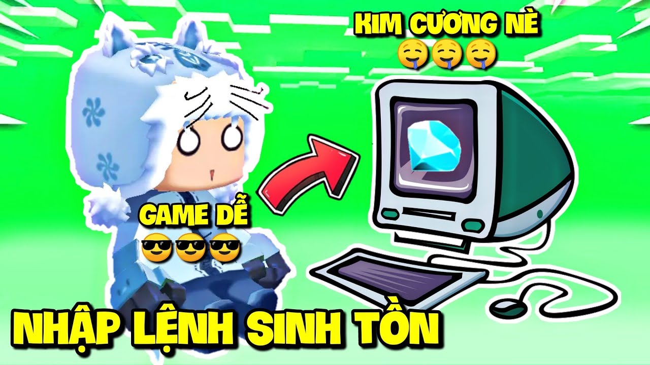 MEOWPEO NHẬP LỆNH HACK SINH TỒN SI&Ecirc;U DỄ: Đ&Aacute;NH BOSS MINI WORLD TRONG 1 NỐT NHẠC