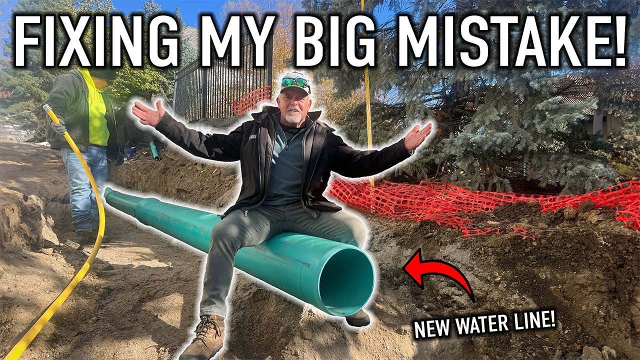 I MESSED UP The WATERLINES For The WHOLE NEIGHBORHOOD!