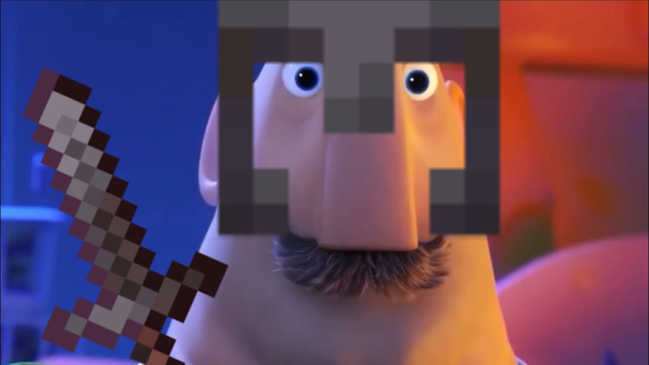 dad plays minecraft