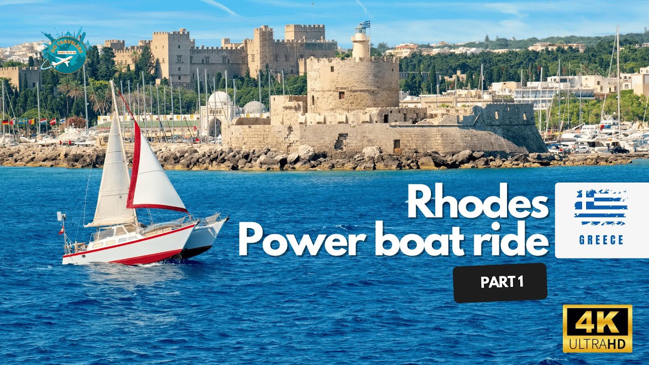 Rhodes Luxury Power Boat Tour | Discover Greece&rsquo;s Most Stunning Coastline in 4K