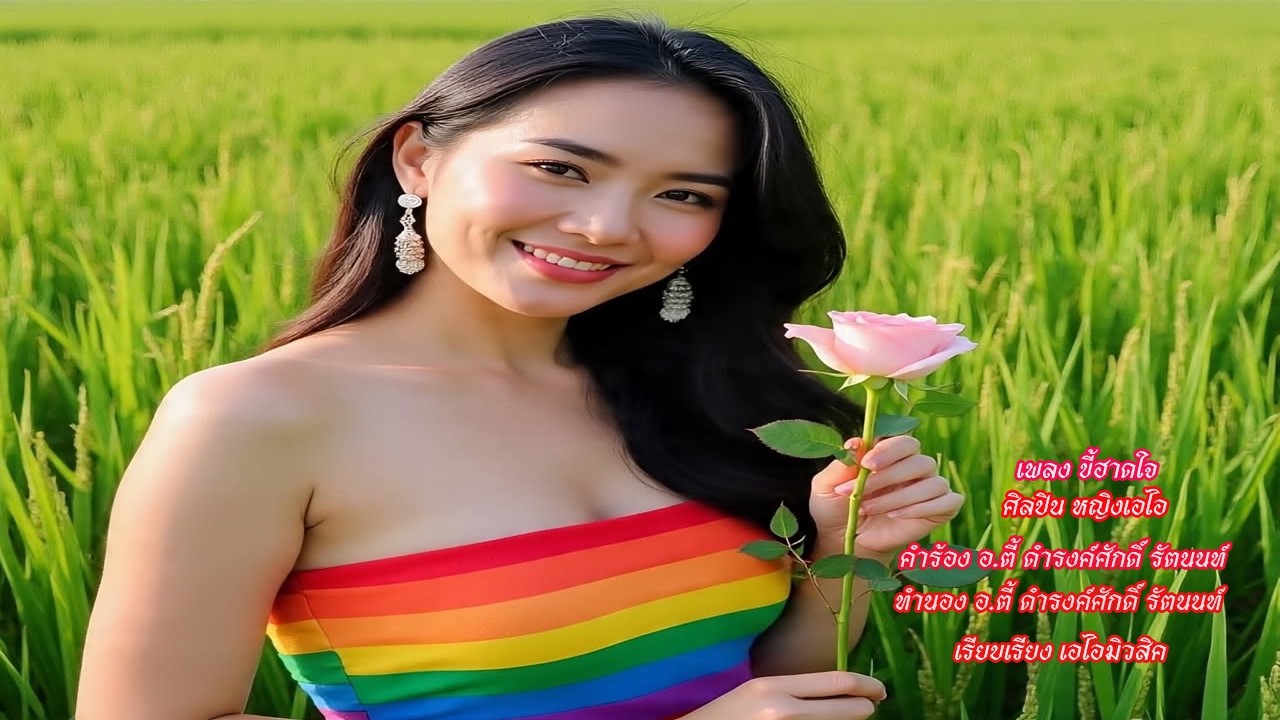 เพลง ขี้ฮาดใจ ศิลปิน หญิงเอไอ{LYRICS AUDIO}เพลงโจ๊ะๆลูกทุ่งอิสานอินดี้