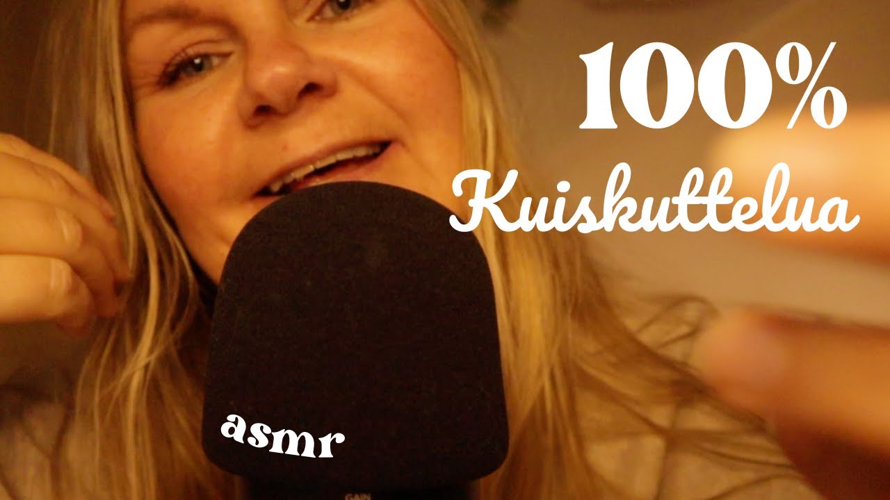 ASMR SUOMI - Nukahda 100%  kuiskutteluun - kuulumiset