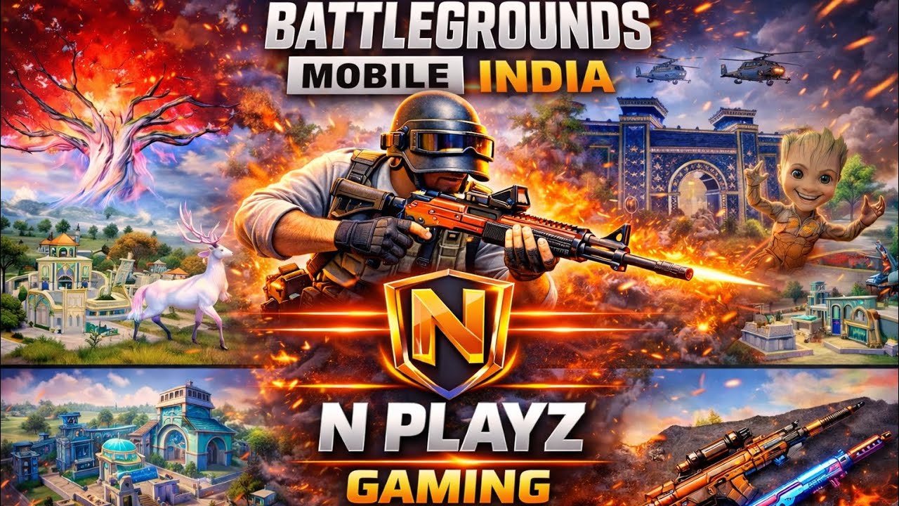 BGMI WITH SQUAD 😈 FULL MASTI 😂@NPlayzgaming 