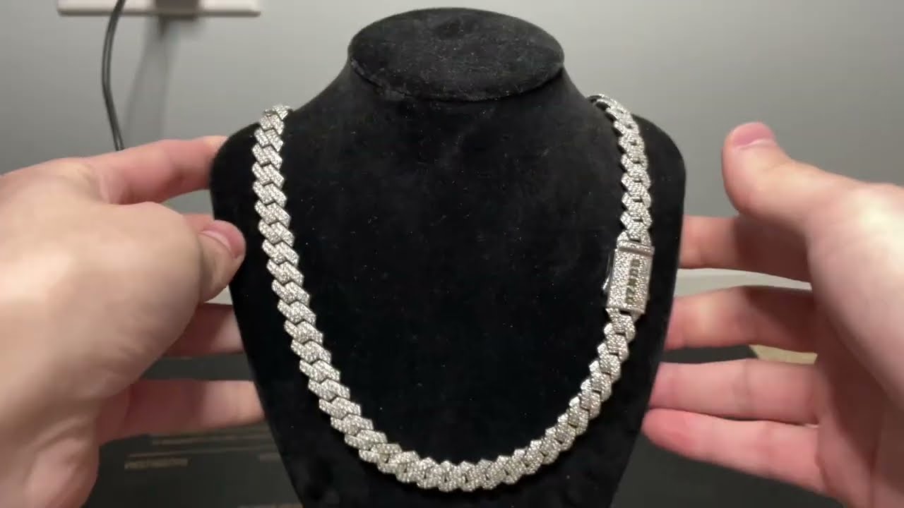 ICE GIANT MOISSANITE CHAIN FULL REVIEW AND DIAMOND TEST