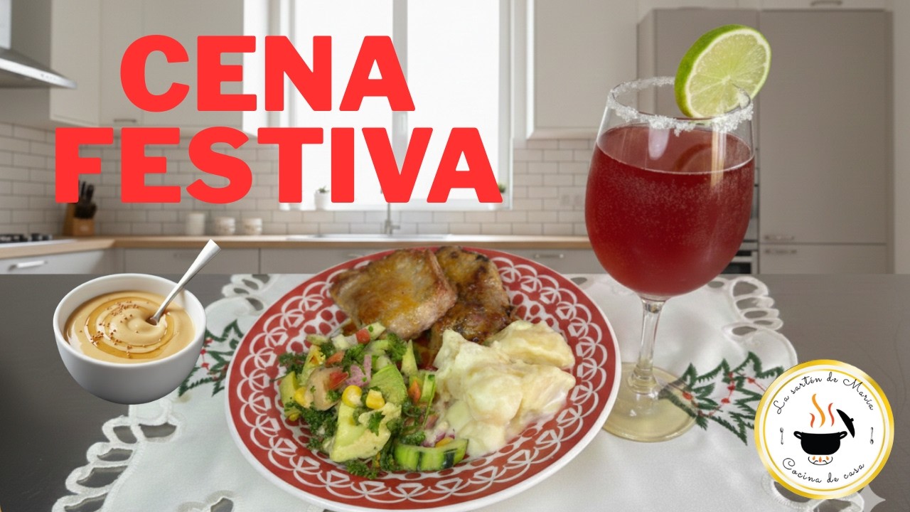 Cena Fácil de Navidad y Fin de Año 🎄✨ / Receta Casera Rápida y Deliciosa🎄✨MARIA