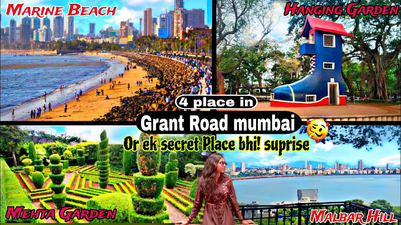 Hanging Garden mumbai/ malbar hill / Place to visit in Grant Road /Beach in Mumbai/ kamla nehru park