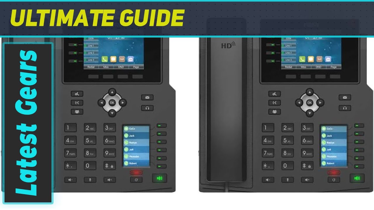 Fanvil X5U Best High-End IP Phone with Dual Gigabit Ports