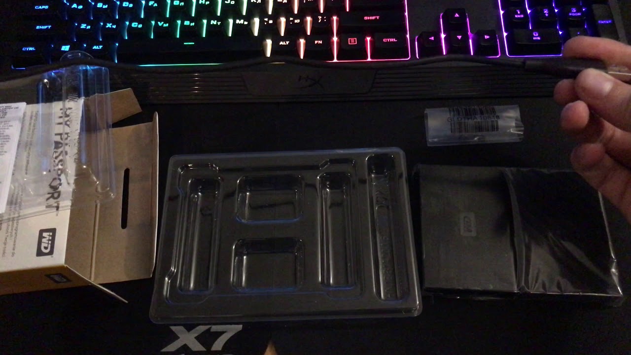 Распаковка WD MY PASSPORT 2TB Black