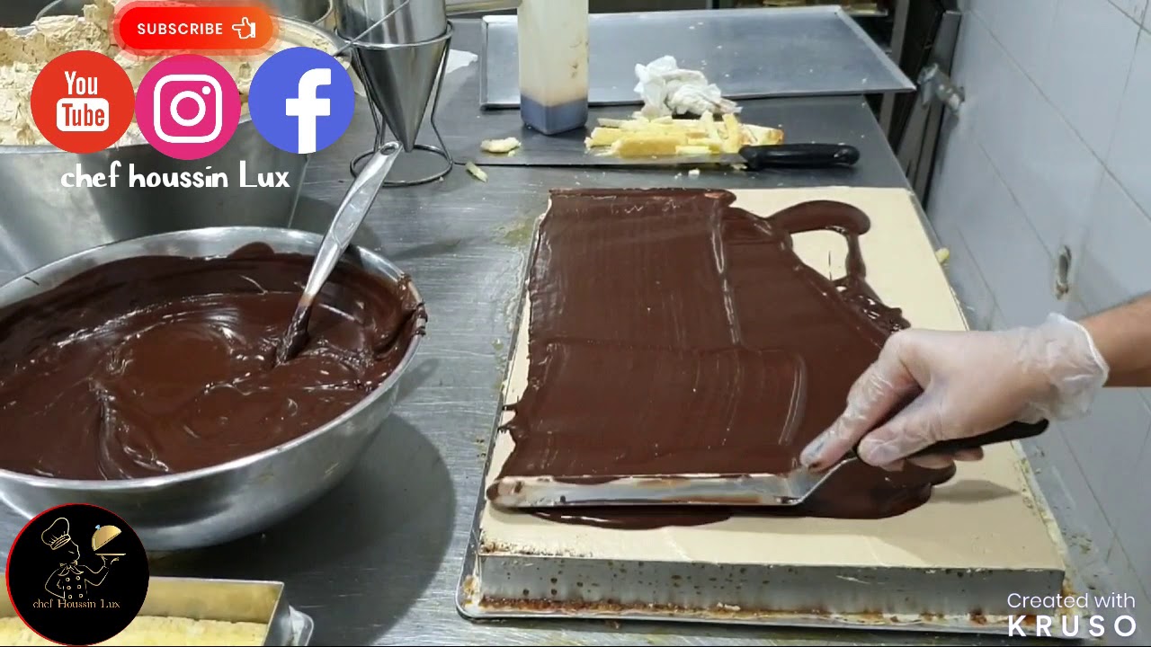 طريقة تحضير أوبيرا la peréparation de gateaux opéra