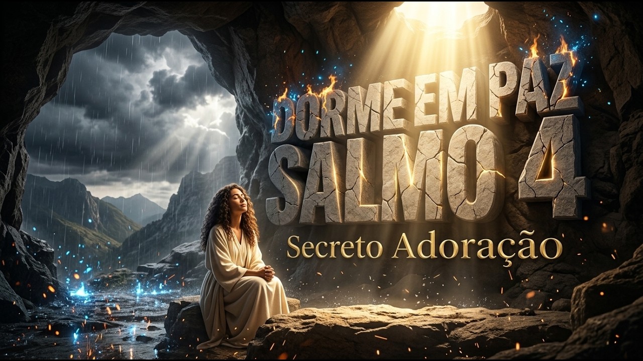 SALMO 4 A Oração Mais Poderosa para Dormir Rápido e em Paz Chuva e Louvor