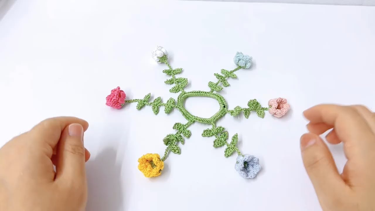 Crochet a Lily of the Valley Hair Scrunchie A Delicate & Easy DIY Tutorial