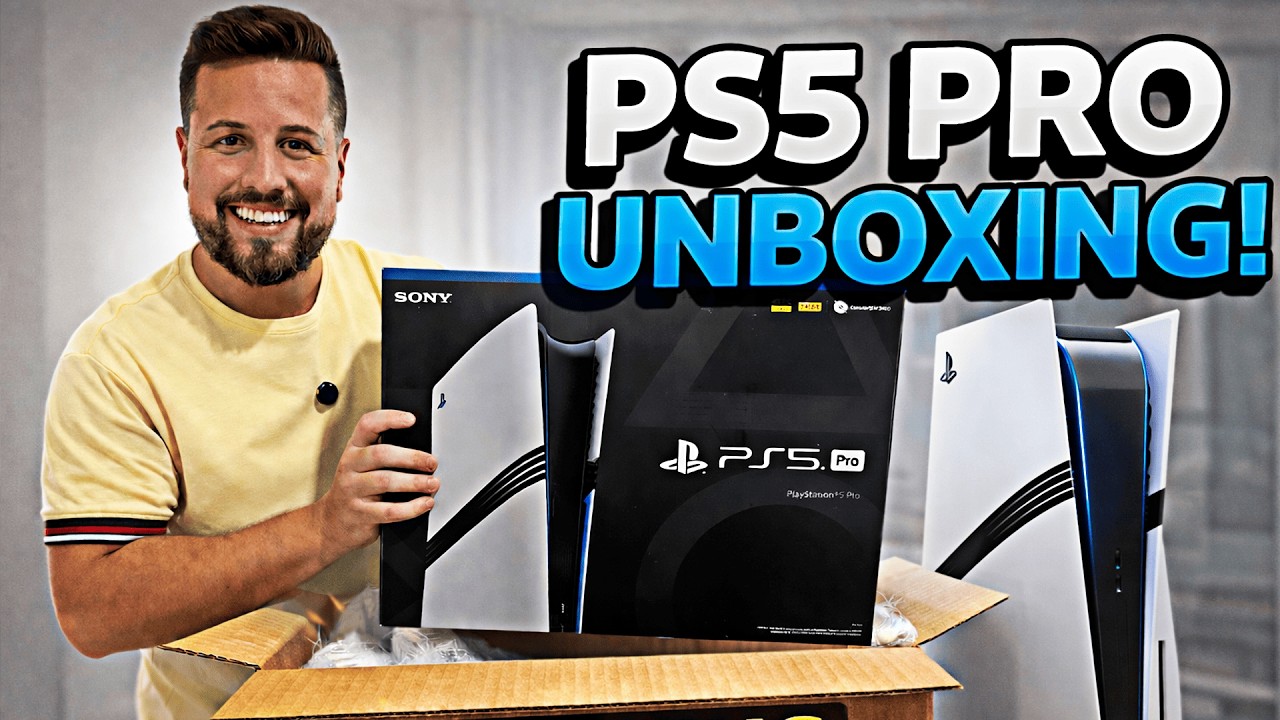 COMPREI O PS5 PRO! O MONSTRO DO 4K CHEGOU! #unboxing