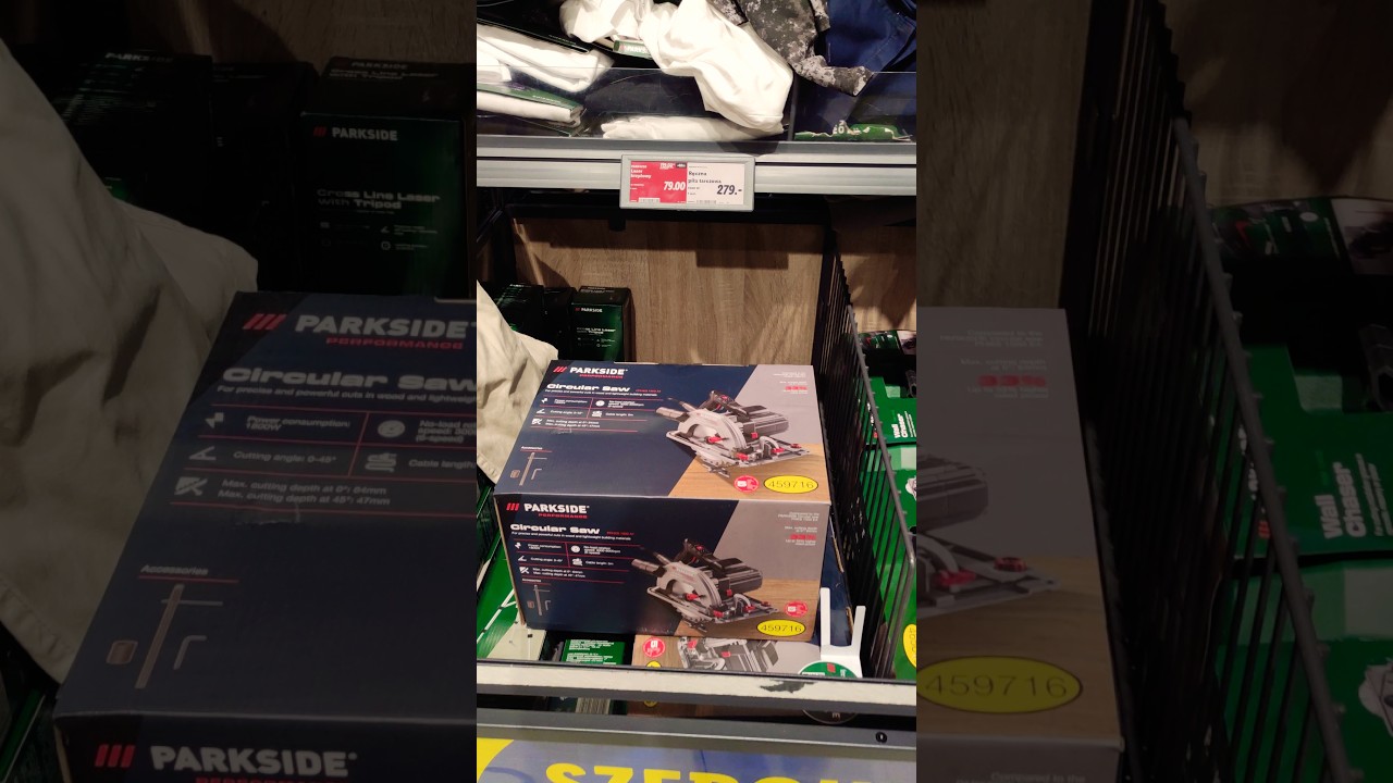 Piła Tarczowa Parkside Performance 1800w za 279zł  #parkside #lidl