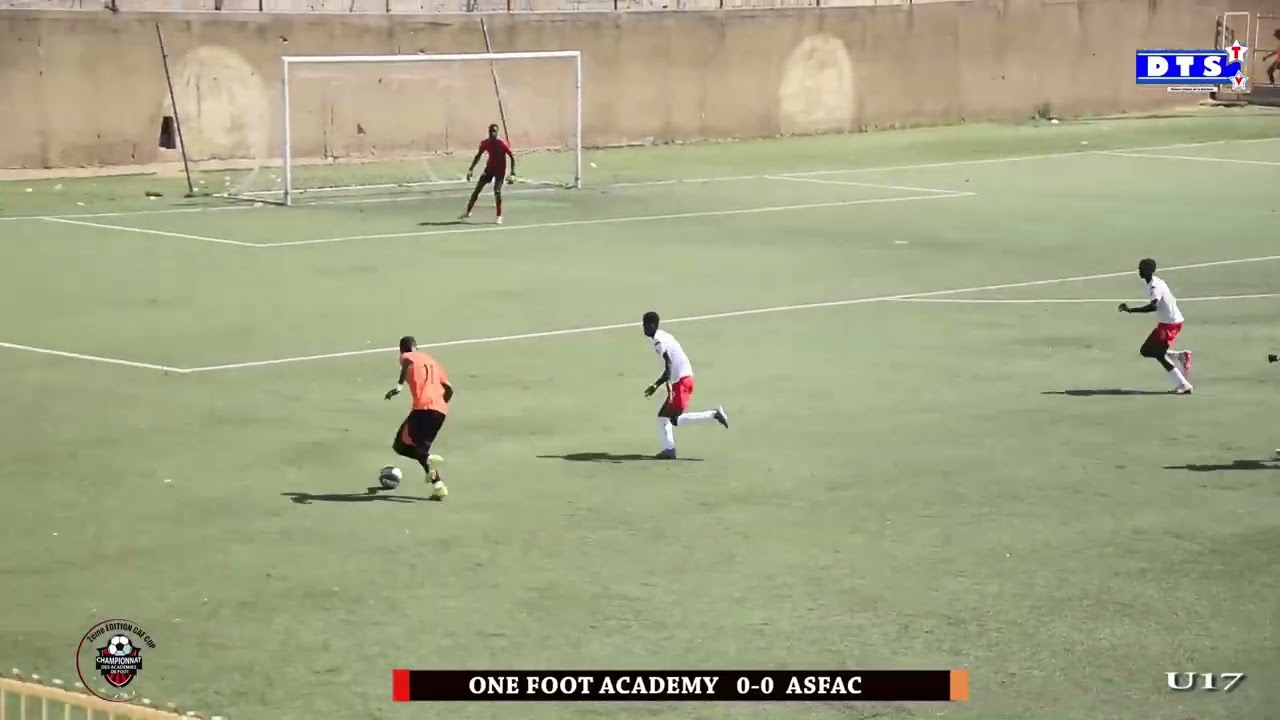 CAF-CUP -U17 Integralité du match ONE FOOT ACADEMY   1-1  ASFAC