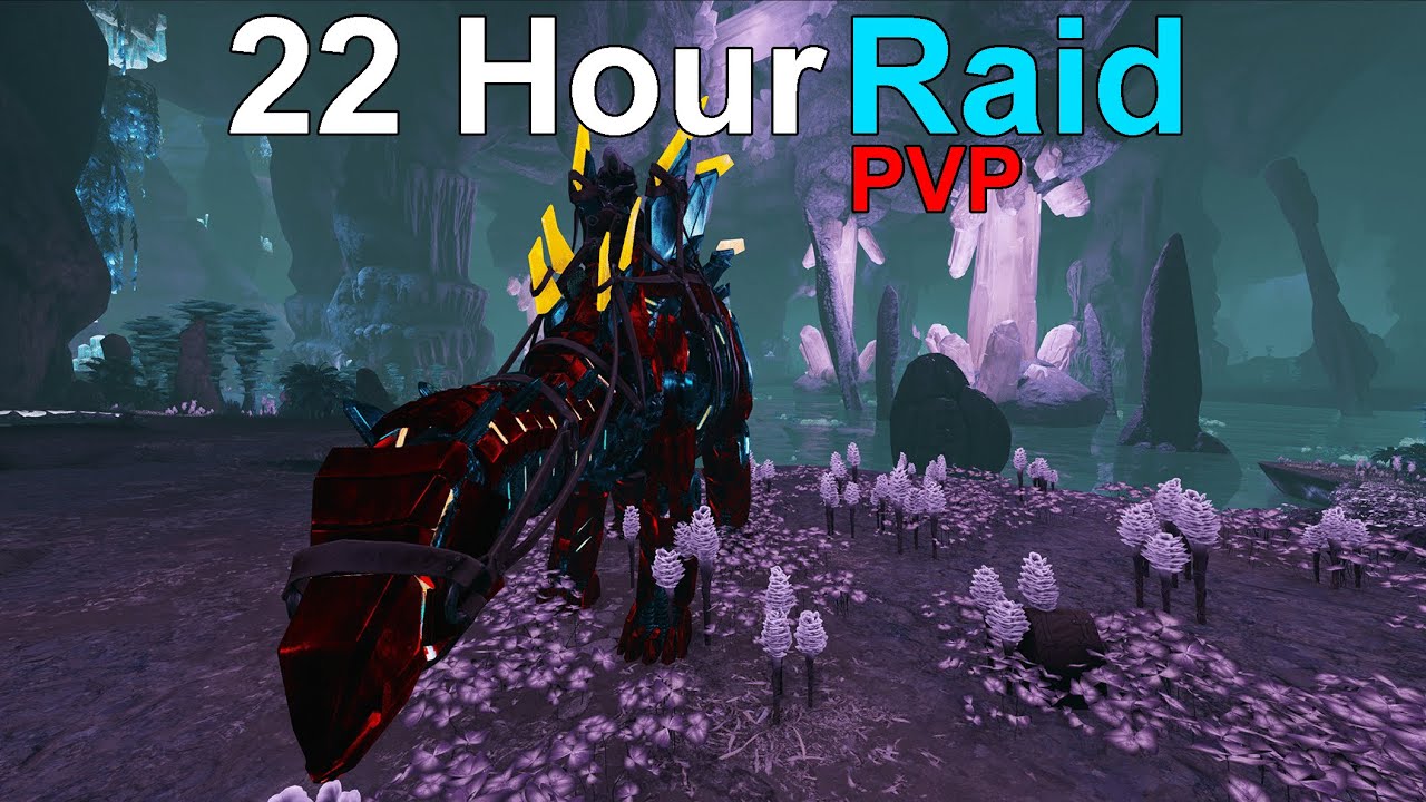 How We Raided An Alpha Tribe Out Of Shadow Cave | ARK PVP