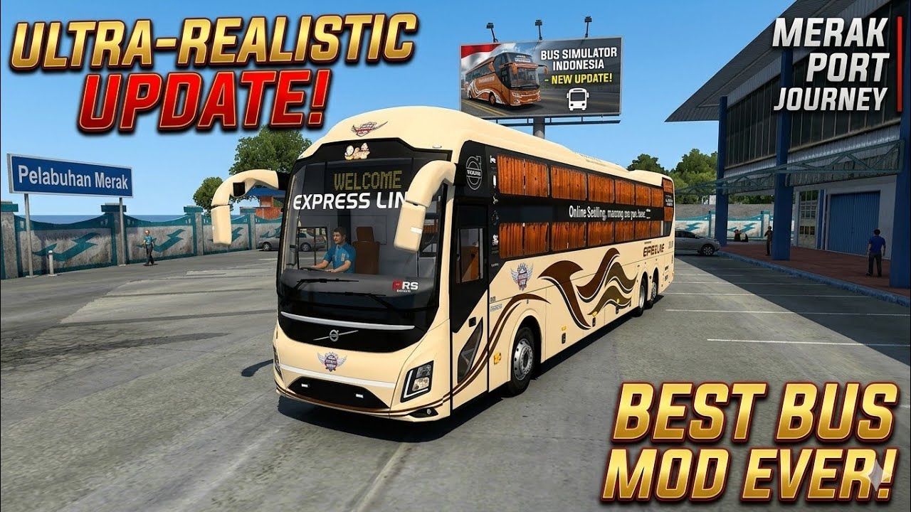 BUS SIMULATOR INDONESIA |🤯EXTREME WEATHER & RAIN⛈️🚧 REALISTIC GAME PLAY #bussimulatorindonesia 