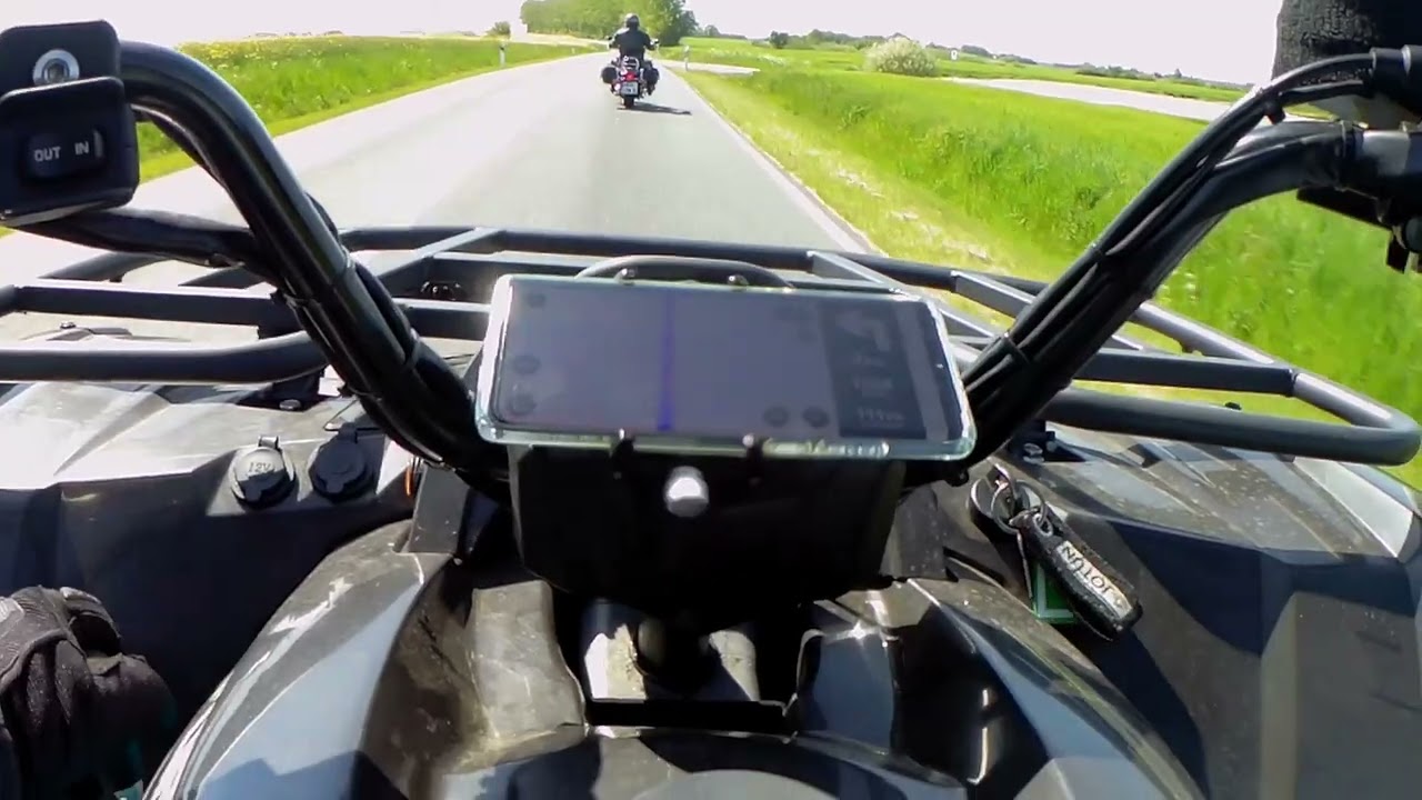 Herrentagstour 2020 mit ATV CF Moto 450s und Yamaha XVS 1100 DragStar Teil 1 