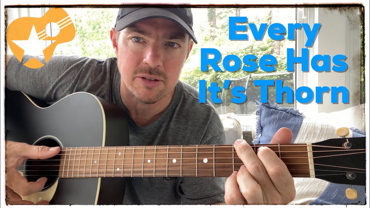 Every Rose Has It's Thorn | Poison | 4 Chord Songbook Guitar Lesson