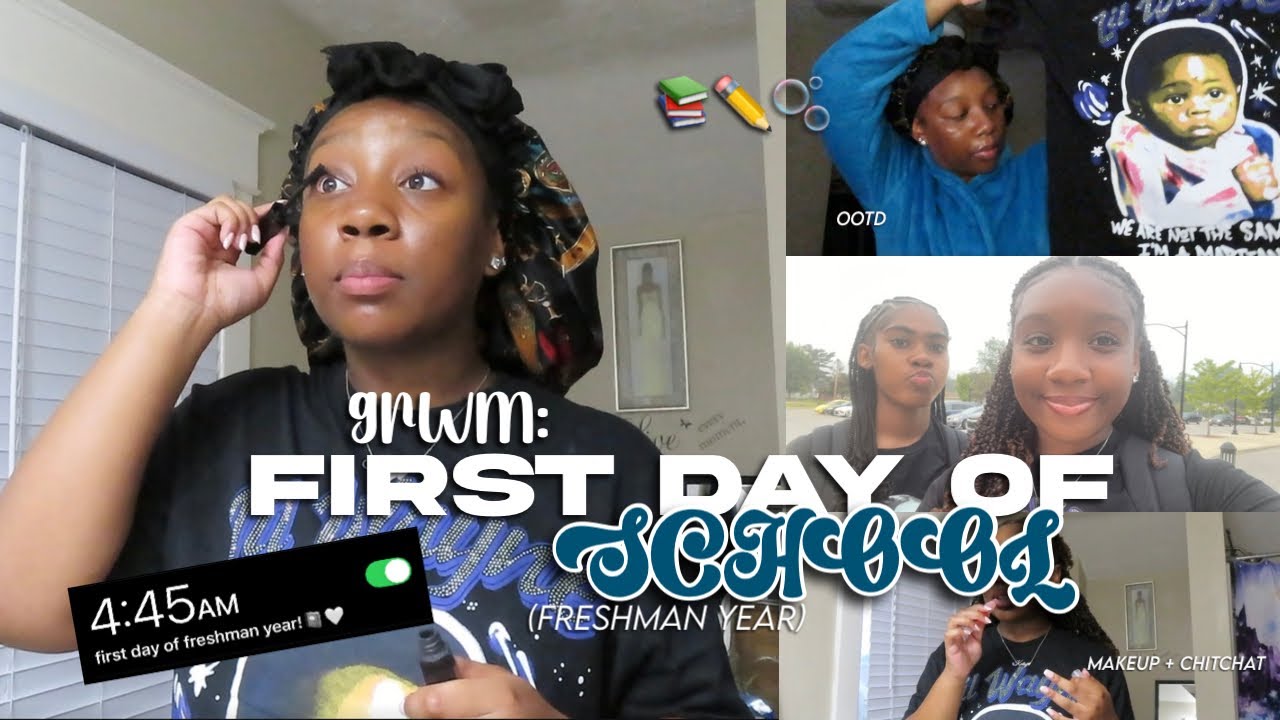 GRWM FOR THE FIRST DAY OF SCHOOL! ☆ *freshman year*