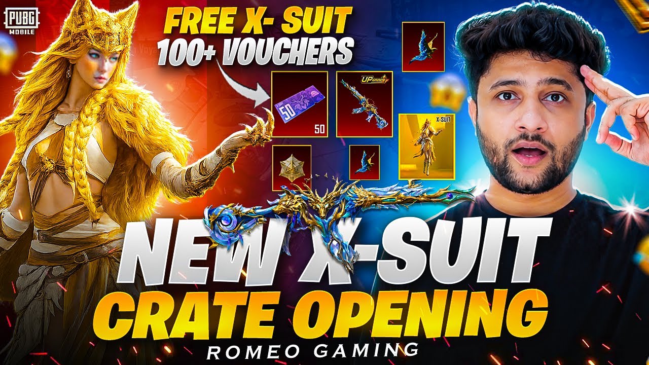 New X-Suit Crate Opening | Free X-Suit Upgrade | Get Free UC Vouchers | Giveaways |PUBGM 