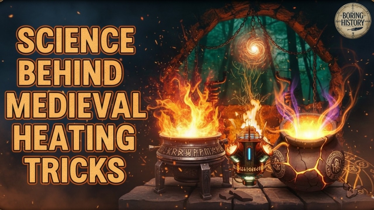 The Surprising Science Behind BANNED Medieval Heating Tricks : Boring History for Sleep #medieval