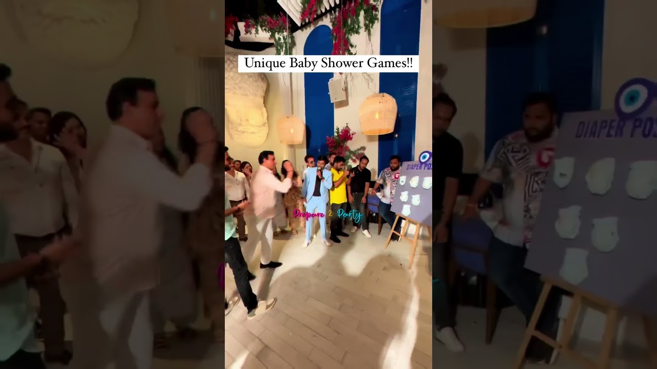 Unique Baby Shower Games #babyshower #godhbharai #ohbaby #decoration #balloondecoration #shorts