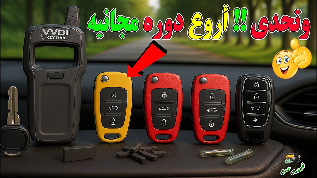 تعلم برمجة مفاتيح وريموتات السيارات 1 من الصفر حتي الاحتراف