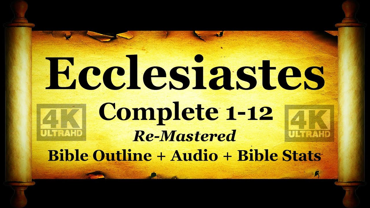 Bible Book 21: The Book of The Book of Ecclesiastes - Holy Bible Audio Text - KJV Read Along