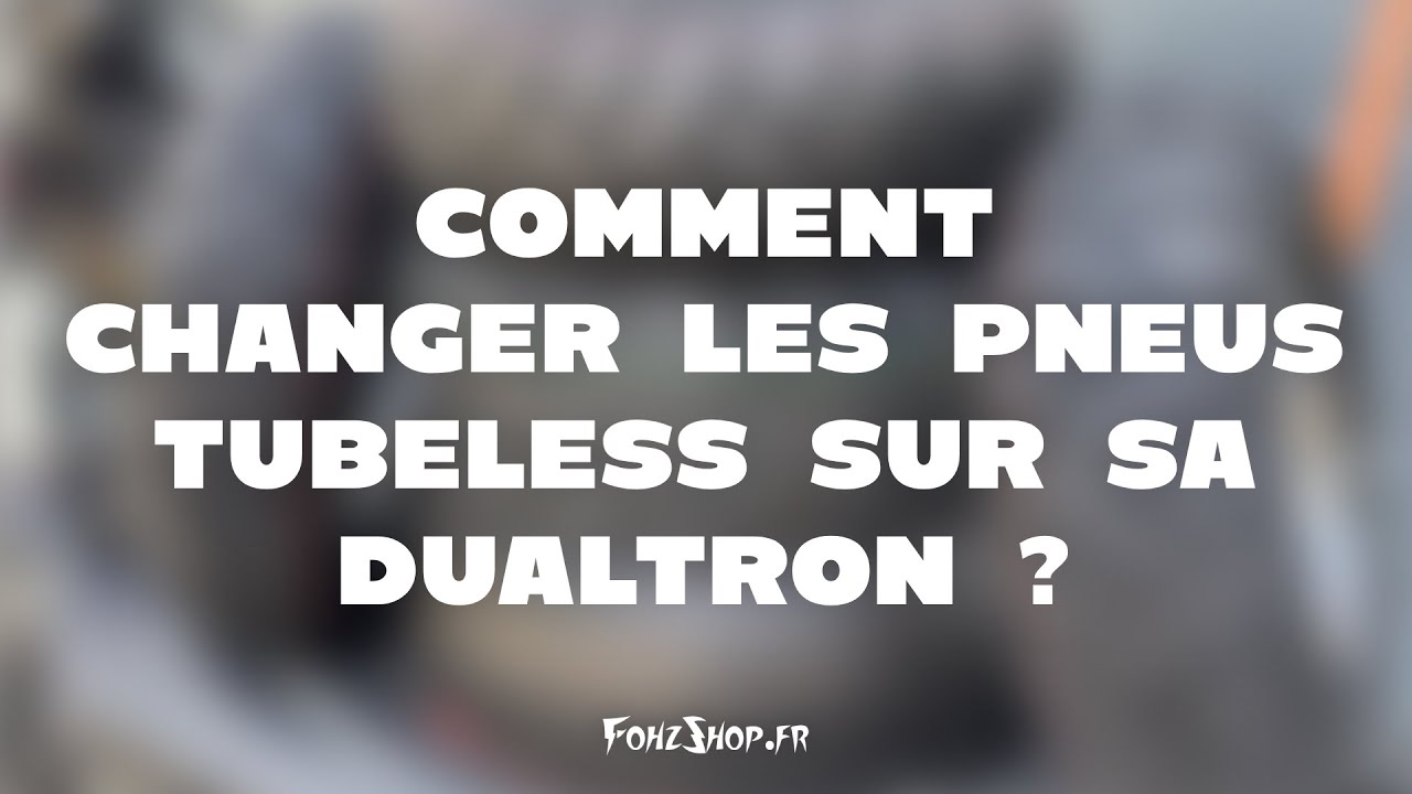 Comment changer les pneus tubeless de sa Dualtron ? Tutoriel complet en français