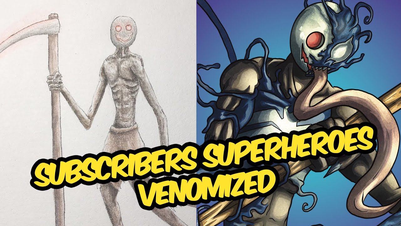 Subscribers Superheroes VENOMIZED (Speedpaint & Story)
