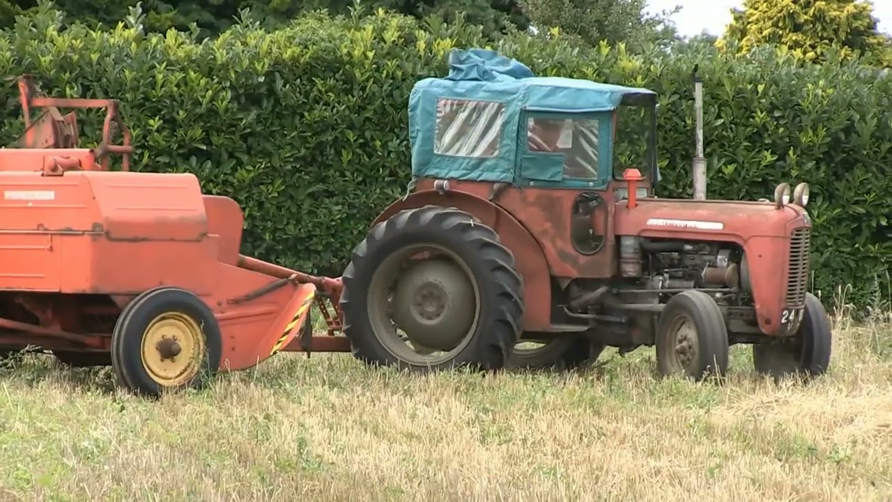 MASSEY FERGUSON 35 AND MF BALER