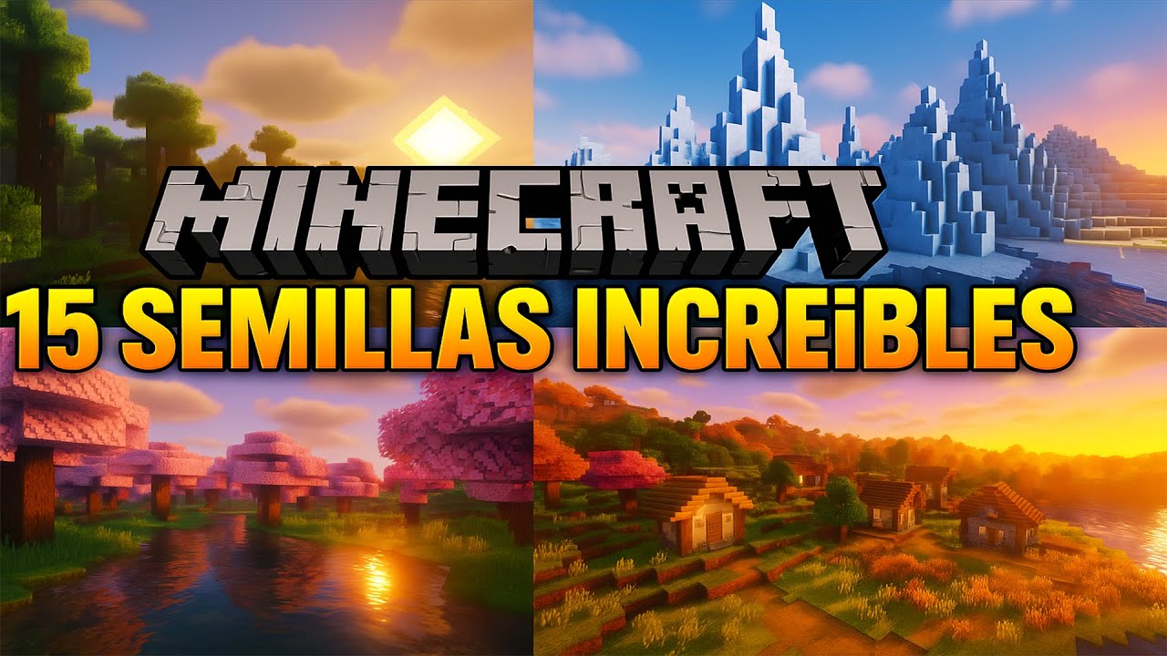 15 Semillas Incre&iacute;bles para Minecraft Bedrock y Java - &Uacute;ltimas Versiones!