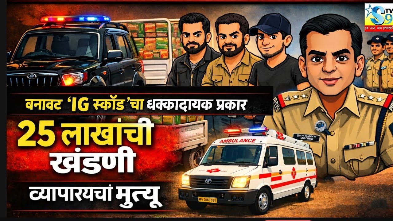 🛑#देवळा ब्रेकिंग|| गुटखा प्रकरणावरून खंडणीची मागणी; बनावट ‘आयजी स्कॉड’चा पर्दाफाश