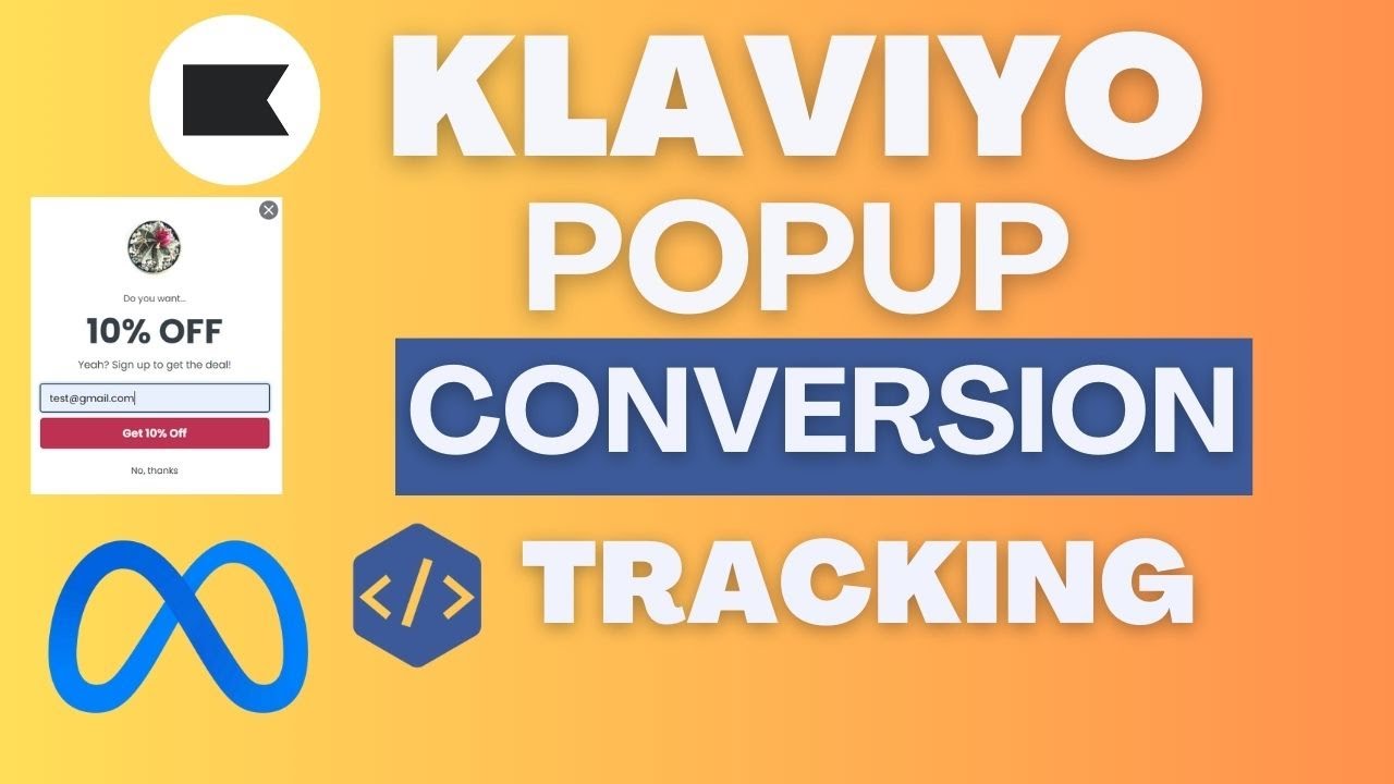 Klaviyo Pop-up Form Lead Conversion Tracking for Facebook Pixel