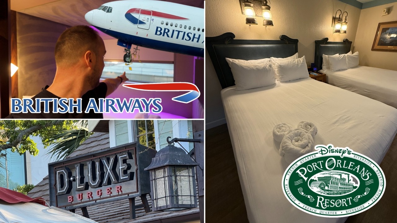 Walt Disney World Vlog | Day 1 |  Travel Day BA Club World | Port Orleans Riverside | Disney Springs