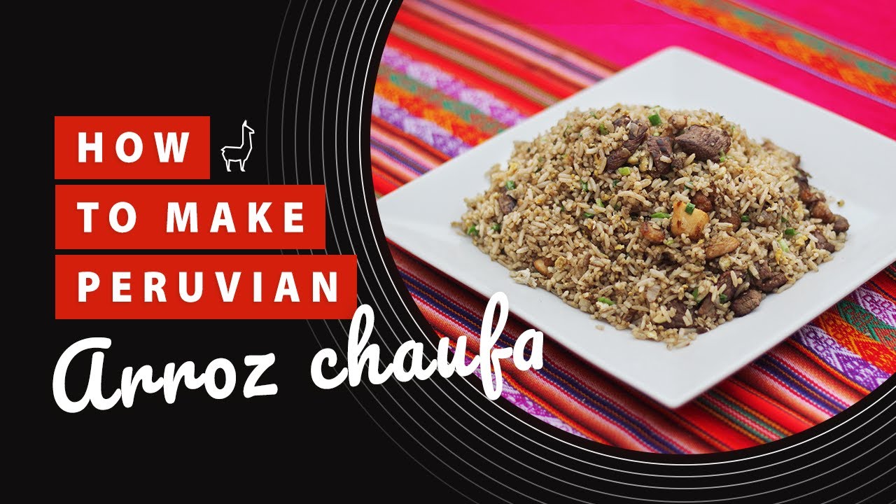 HOW TO MAKE ARROZ CHAUFA  OR PERUVIAN FRIED RICE | Peruvian-chinese fusion