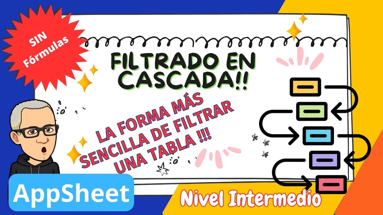 😲 AppSheet 53 😲 - FILTRADO EN CASCADA! La forma m&aacute;s sencilla de filtrar datos de una tabla!