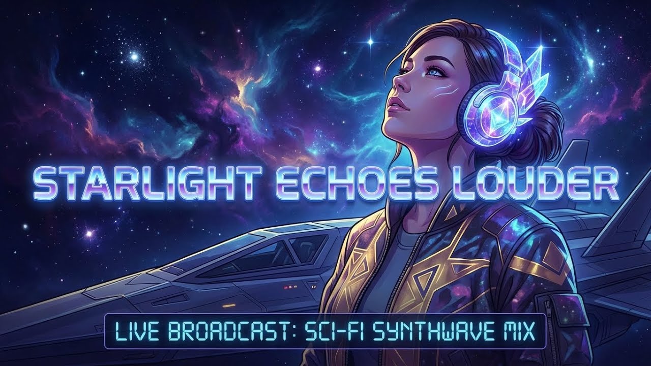 🌌 Dreamy Space Ambient Music ✨ Sci Fi Soundscape for Relaxation & Meditation