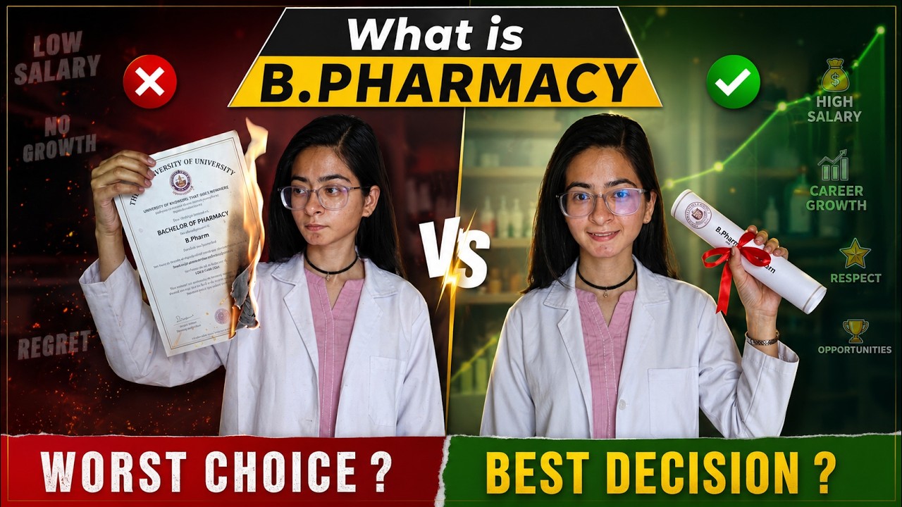 B.Pharm Kya Hai? Eligibility, Salary, Scope 🔥 | Should You Do B Pharmacy in 2026?