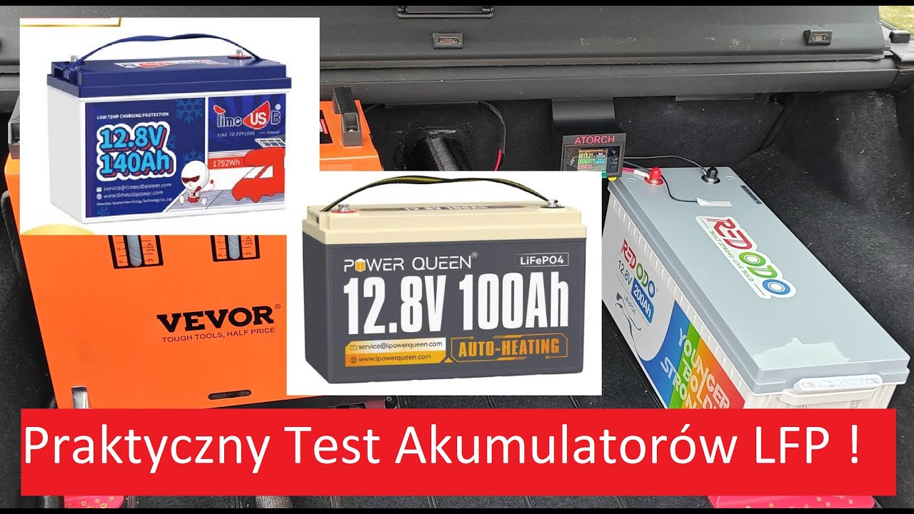 #1 Praktyczny Test Akumulator&oacute;w LFP !  #lfp #atorch #testy #redodo #timeusb  #PowerQUEEN