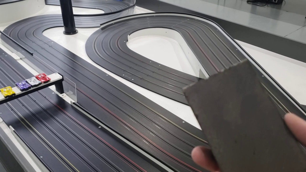 HO Slot Car Track Cleaning and Prep