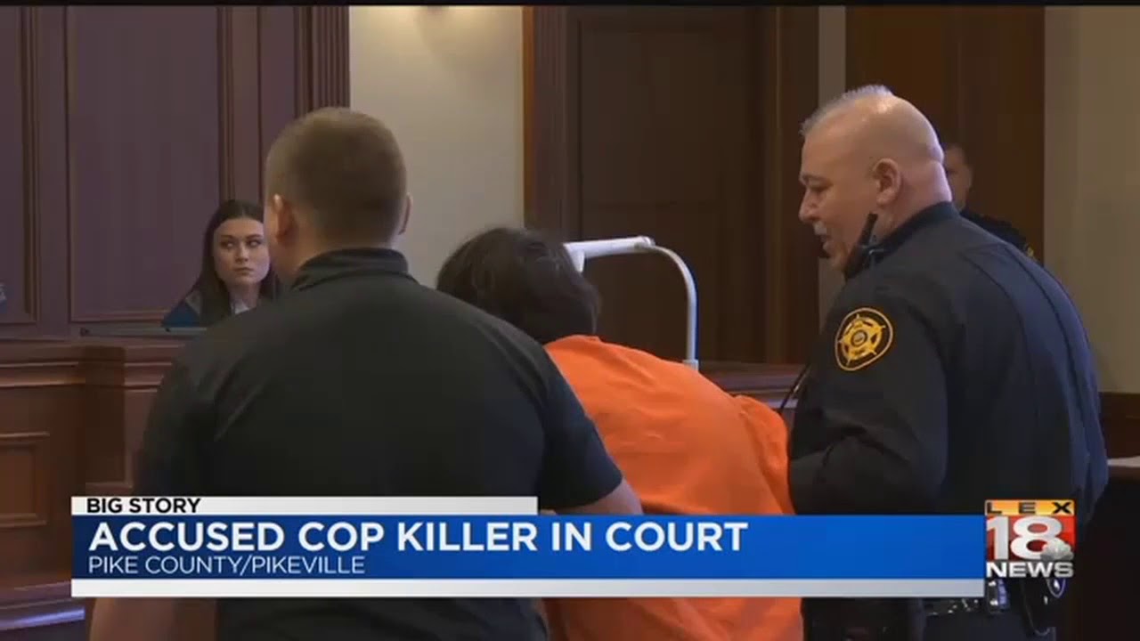 Accused Cop Killer In Court