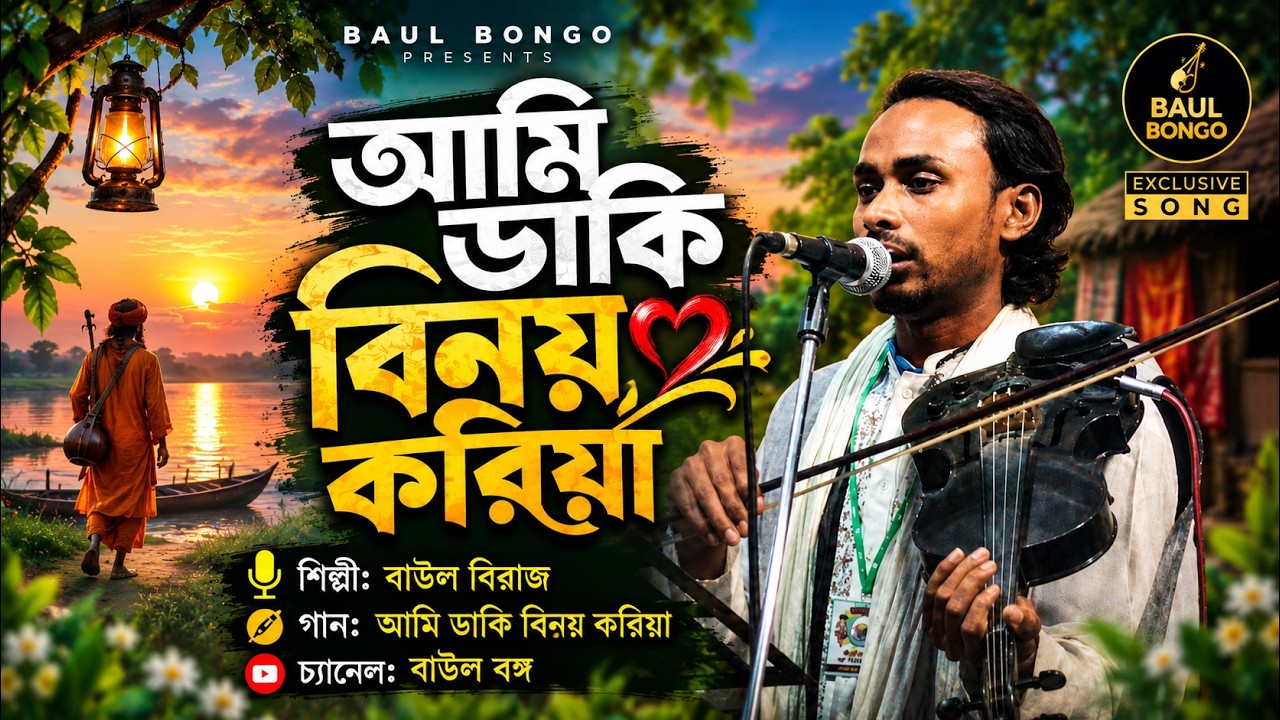 আমি ডাকি বিনয় করিয়া | Ami Daki Binoy Koriya | শিল্পীঃ বাউল বিরাজ উদ্দিন | Artist: Baul Biraj Uddin