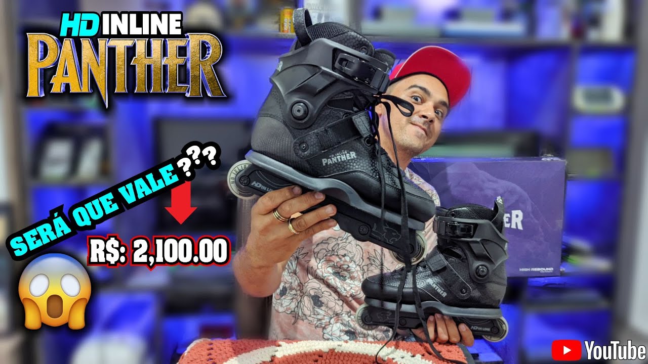 PATINS FIBRA DE CARBONO DA HD INLINE 😱 PATINS STREET PANTHER