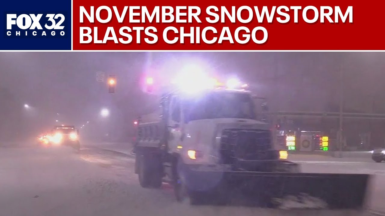 Chicagoans battle first heavy snow of the season | Good Day Chicago