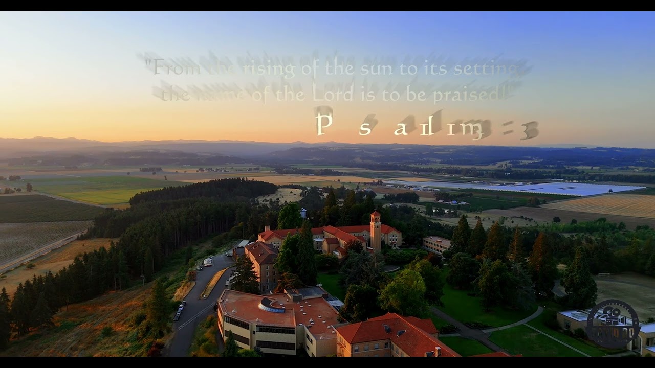 A Beautiful Sunday Morning | Mount Angel Abbey & Seminary | 4K Drone Video