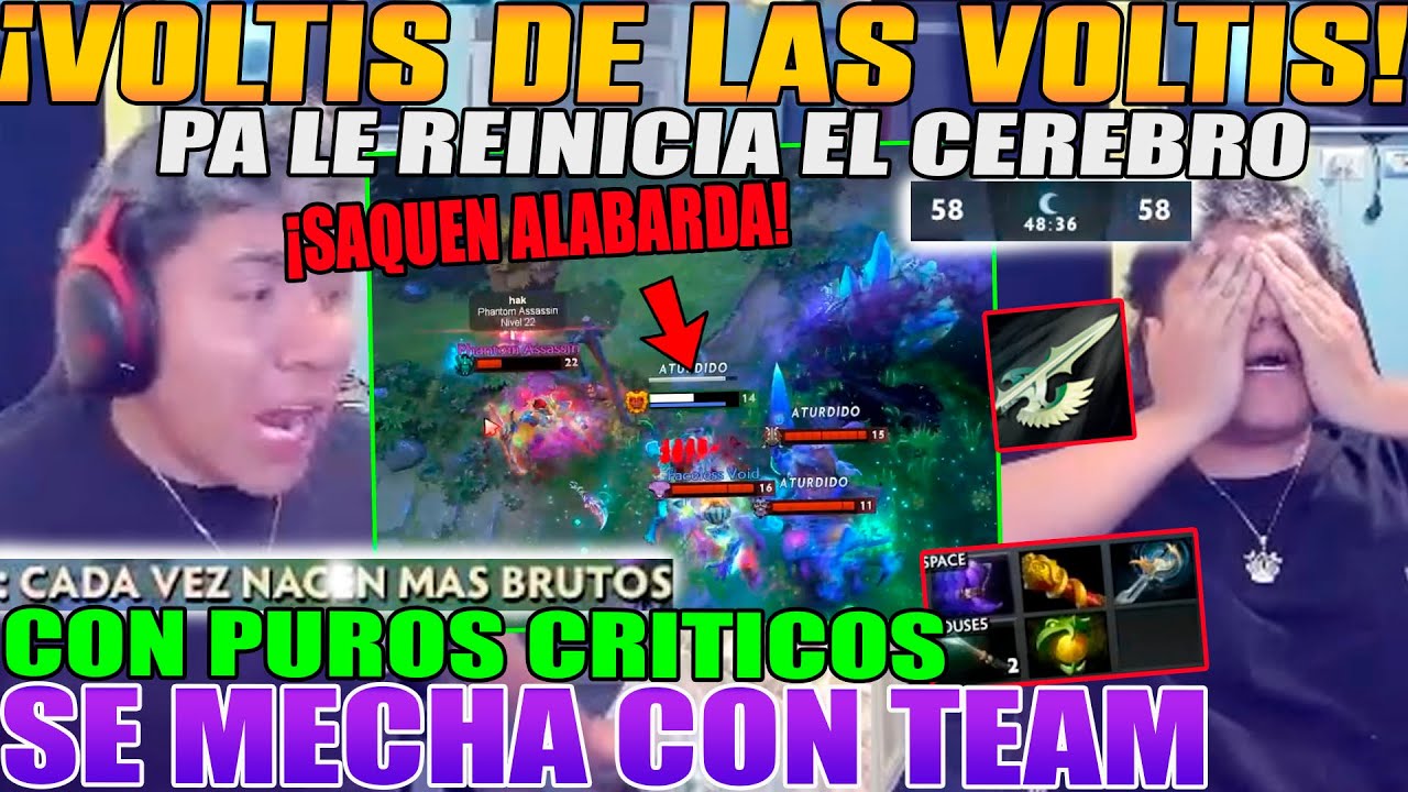 LE REINICIAN EL CEREBRO A CRITICOS! MACARIUS SE MECHA CON TEAM, POR NO ITEMIZAR ALABARDA DOTA 2