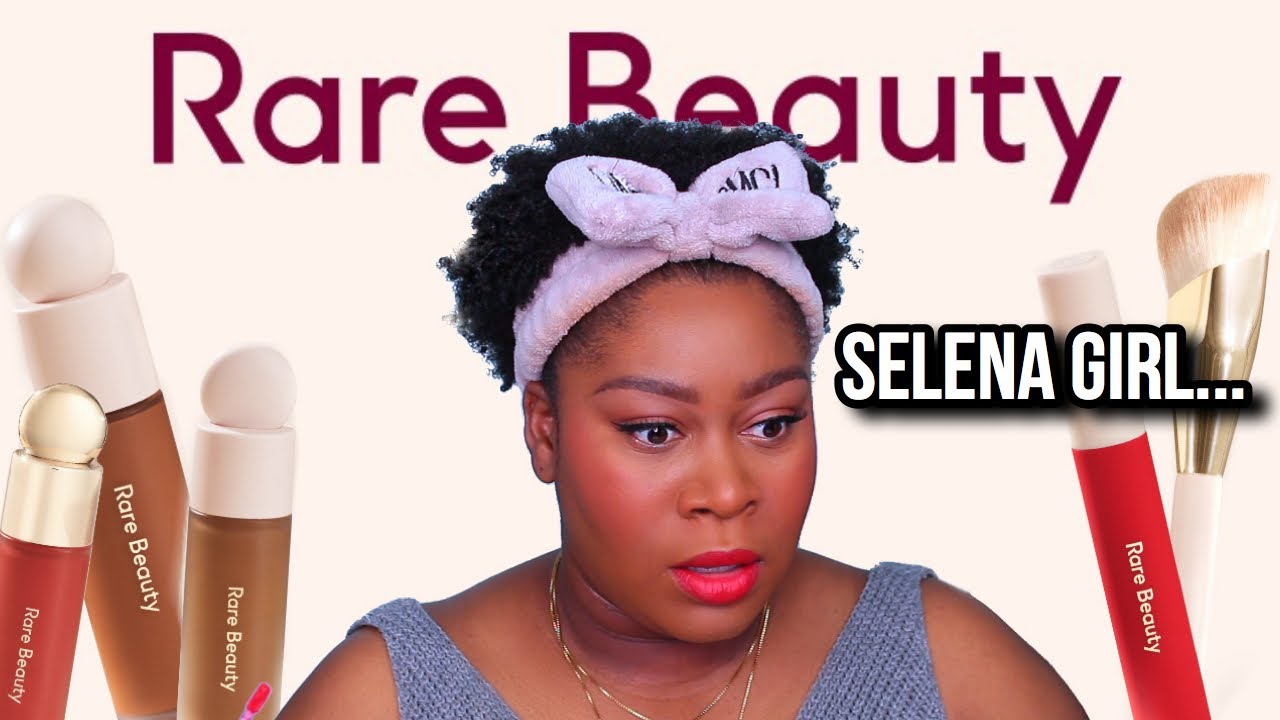 RARE BEAUTY FIRST IMPRESSIONS / REVIEW FOR DARK SKIN | BOMBBEAUTY