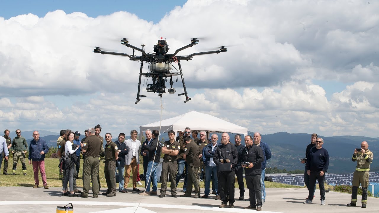 Aerocamaras presenta su Unidad de Drones para prevenir incendios y luchar contra el fuego