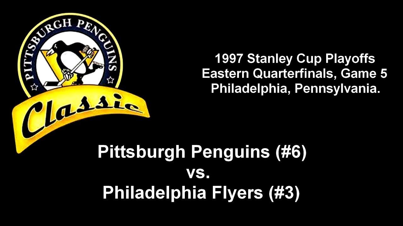 1997 Stanley Cup Playoffs, Eastern Quarterfinals: Penguins @ Flyers (Game 5, 4/26/1997)